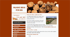 Desktop Screenshot of palivove-drevo-kos.cz